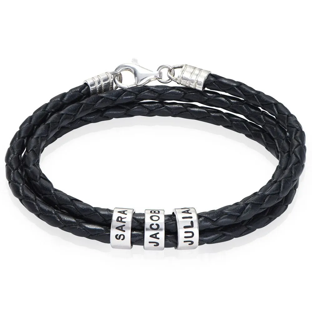 Men Circle Bracelet – Name Strings