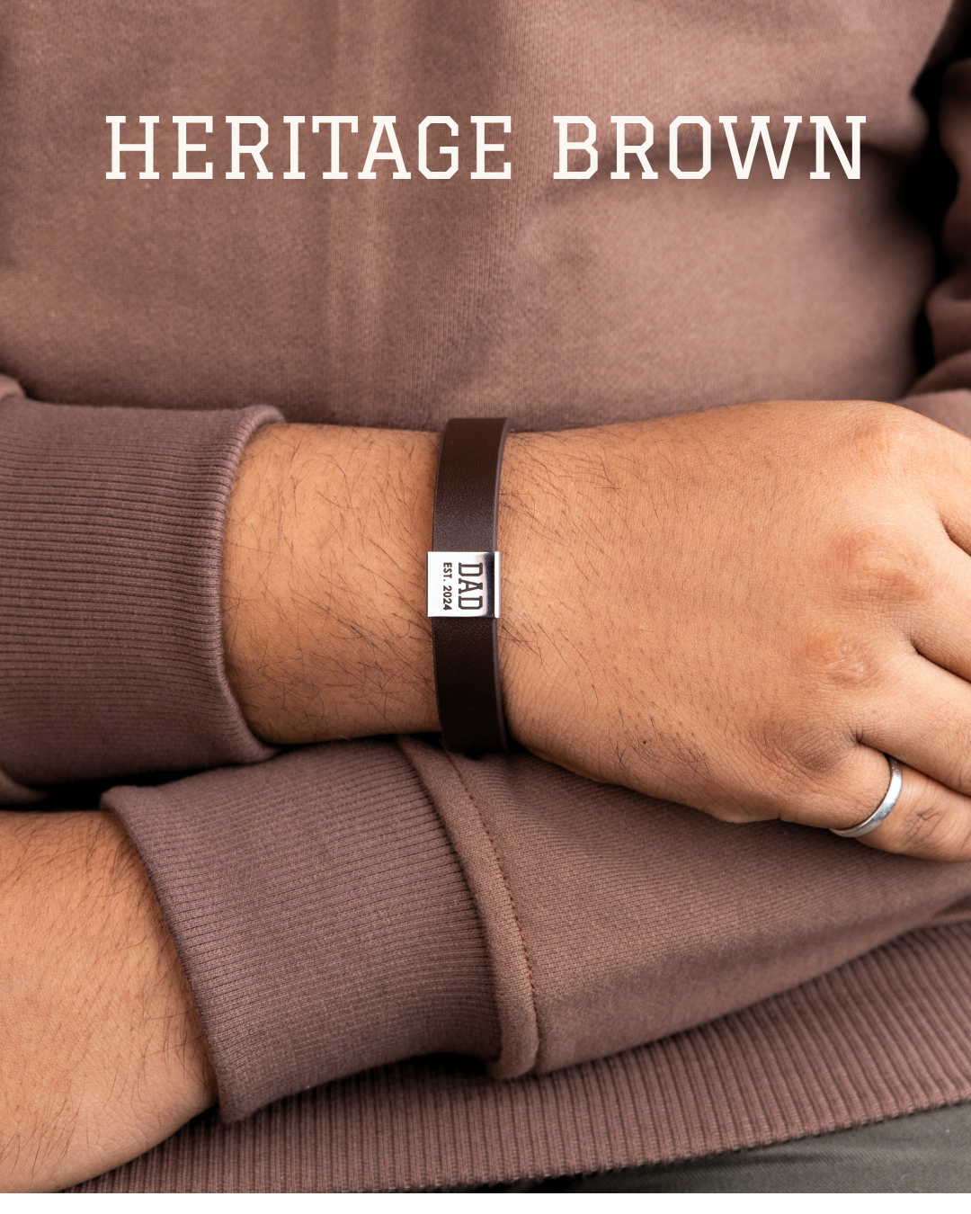 Men Personalised Legacy Bracelet | Adjustable