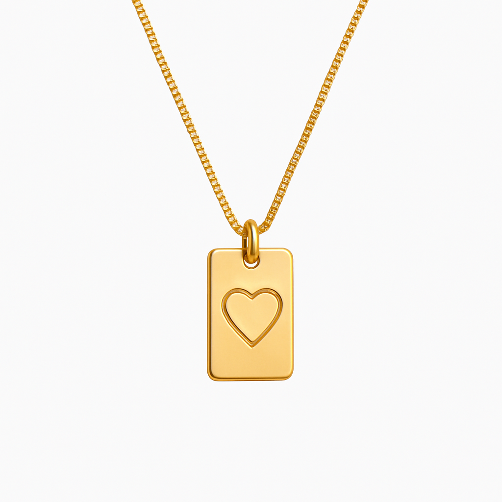 Heart Charm for Grace Initial Tag (Addon)