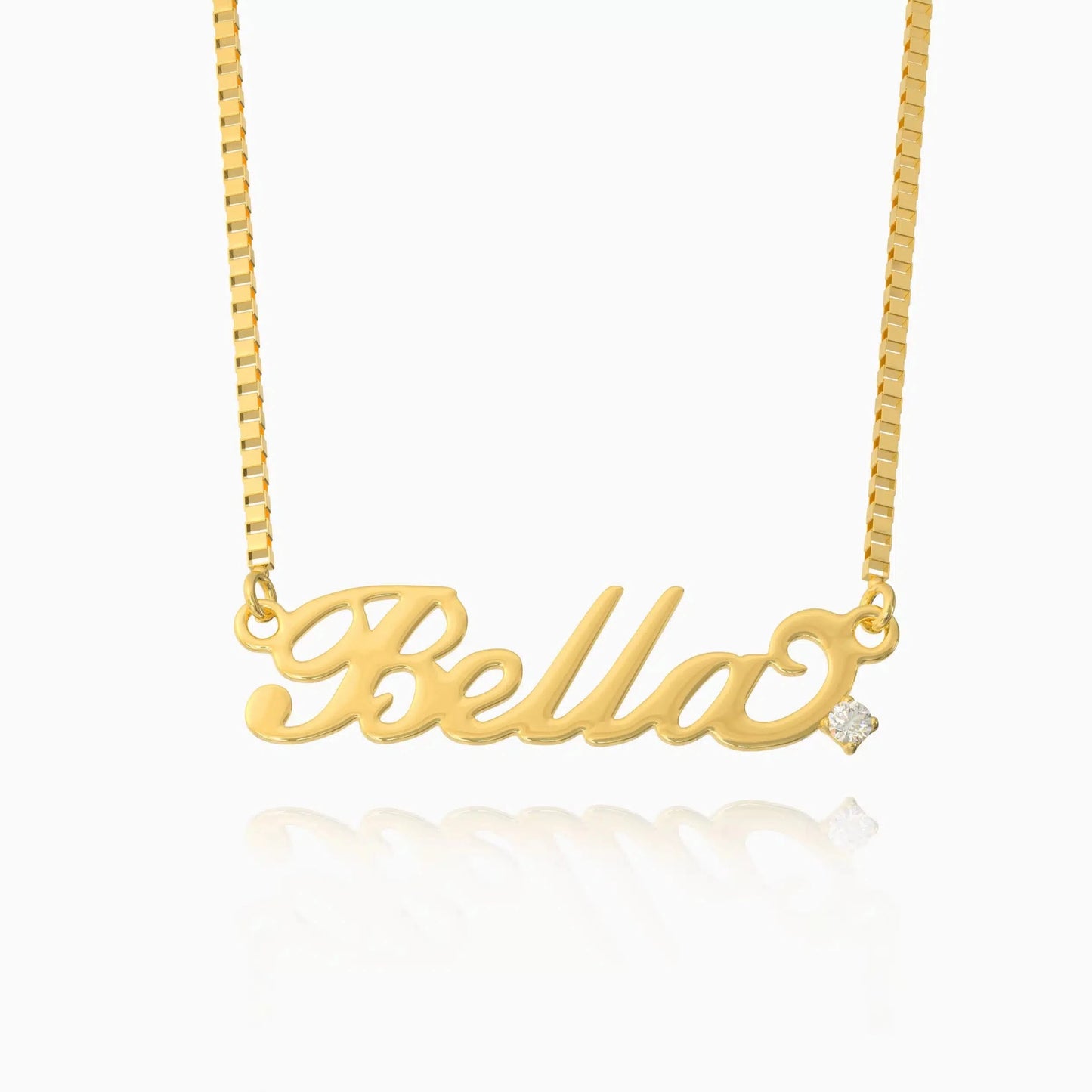 Diamond Classic Name Necklace