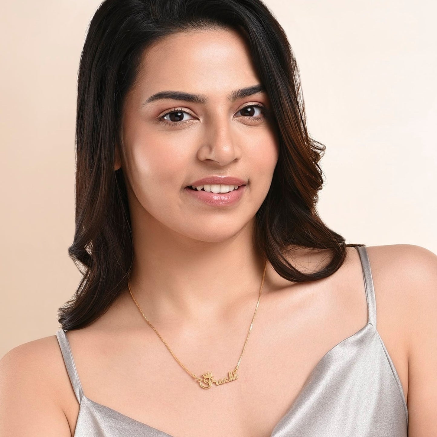 Queen Crown Name Necklace