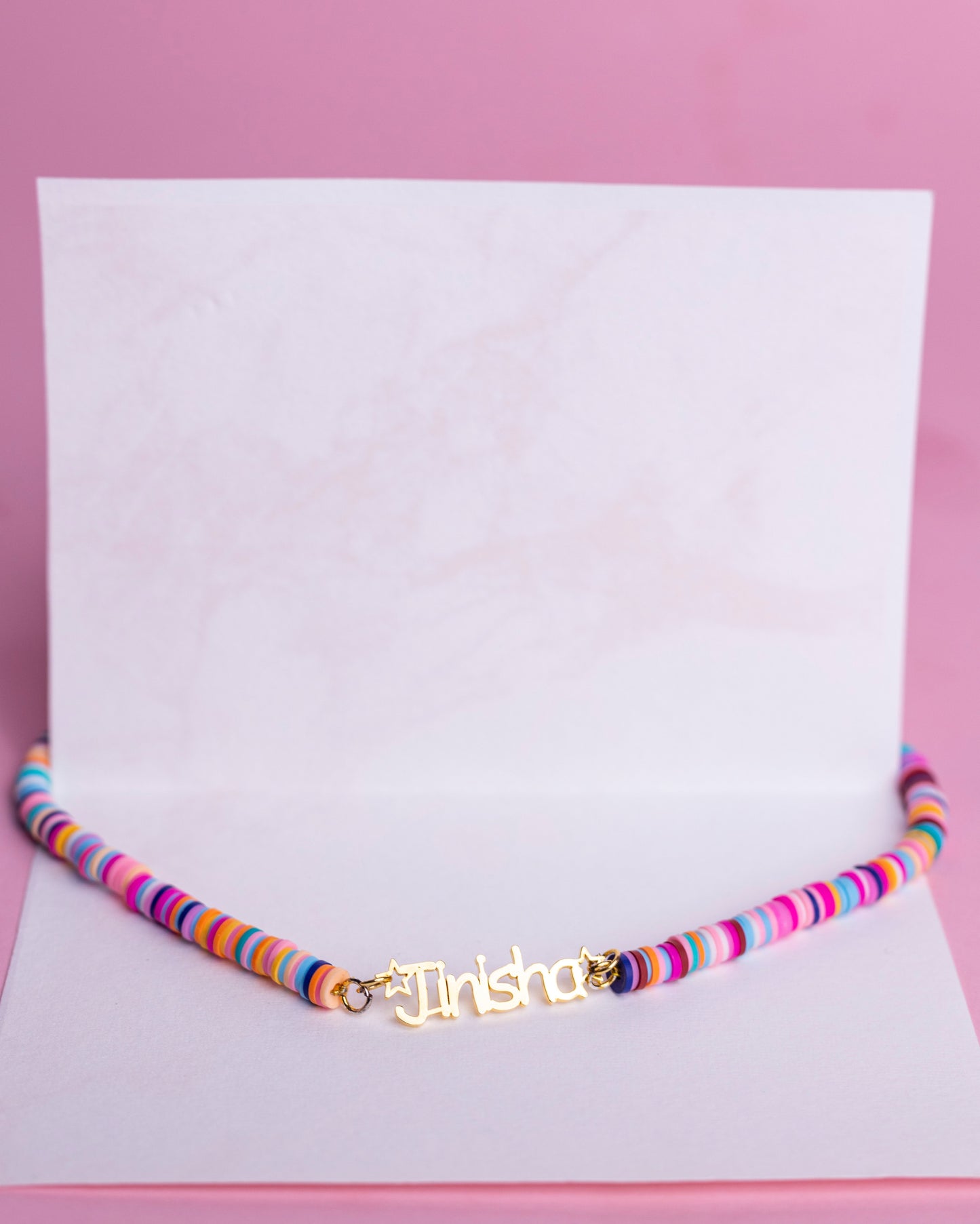 Rainbow Kids Name Necklace