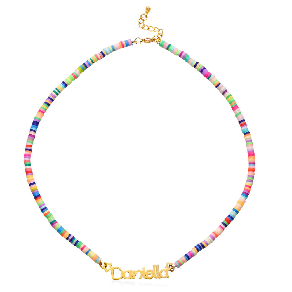 Rainbow Kids Name Necklace