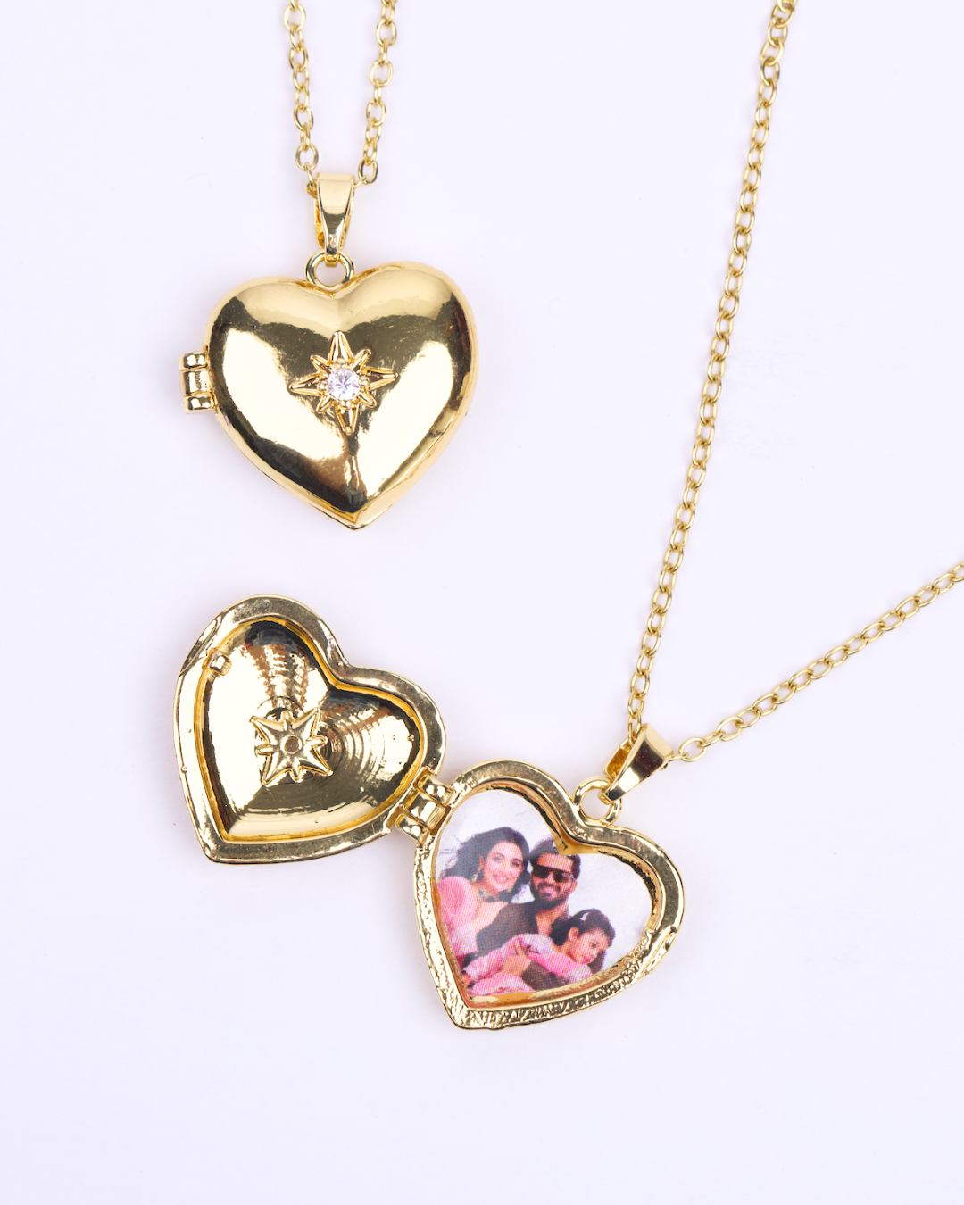 Eternity Heart Photo Necklace