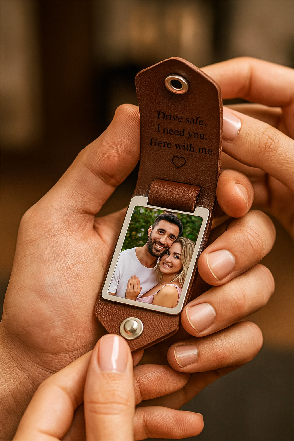 Soulbound Memory Photo Keychain