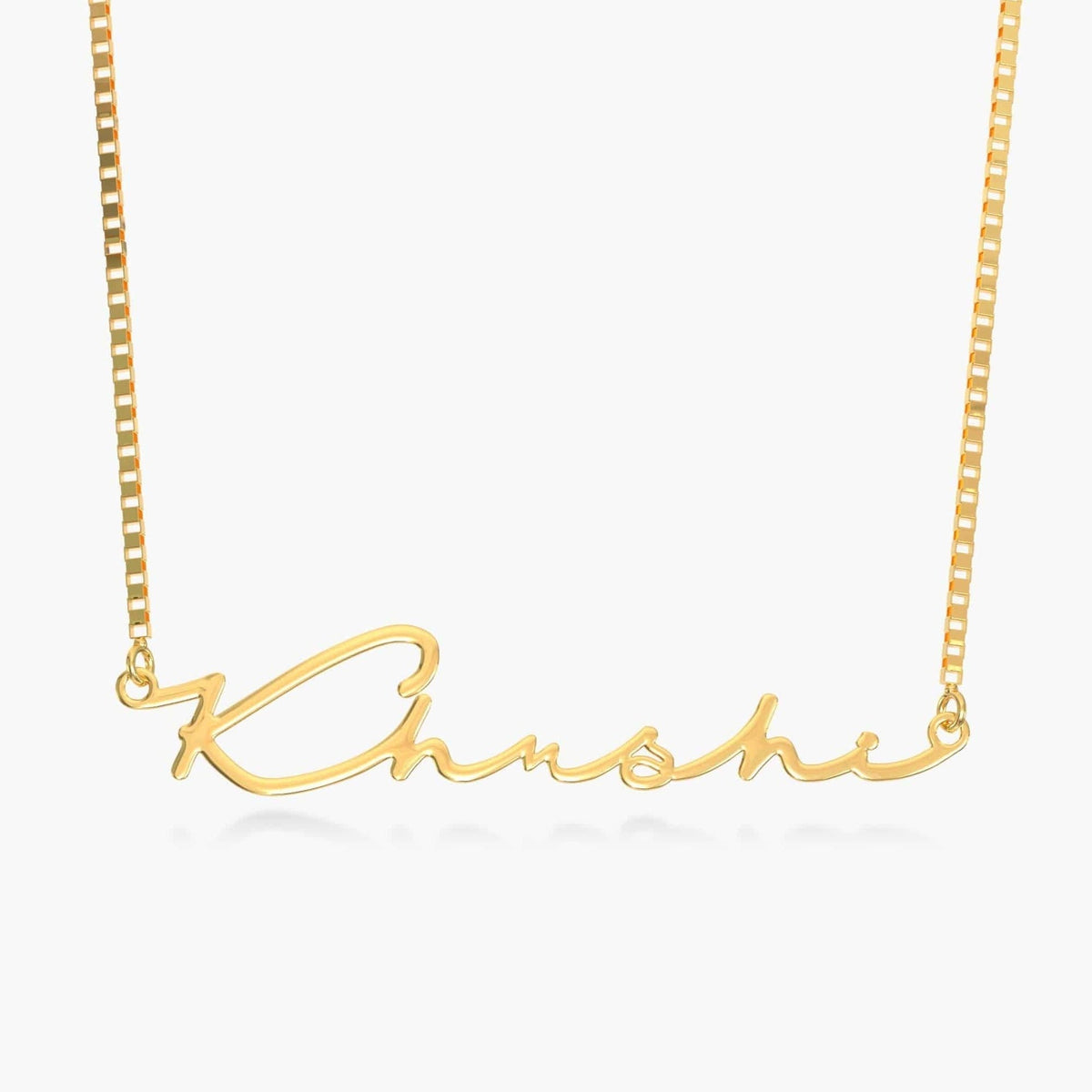 Chic Signature Name Necklace - Name Strings