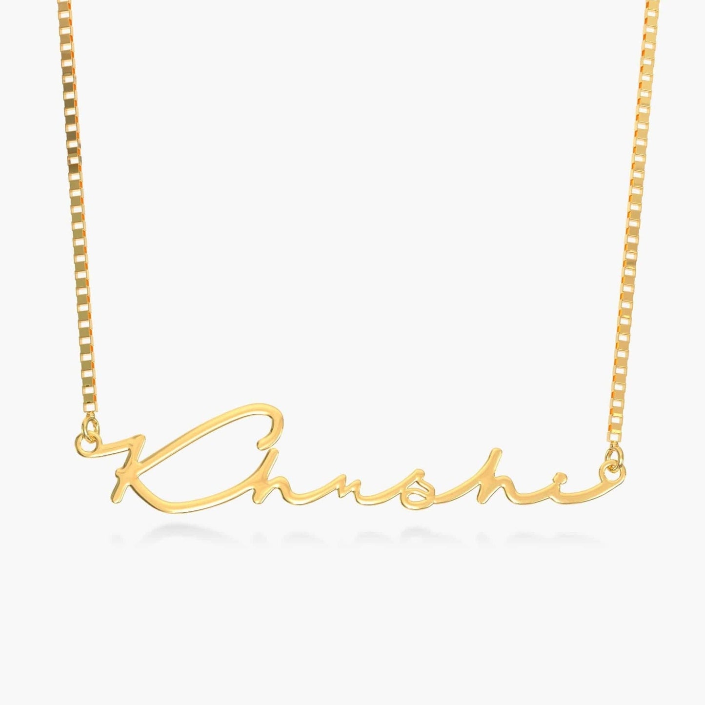 Chic Signature Name Necklace - Name Strings