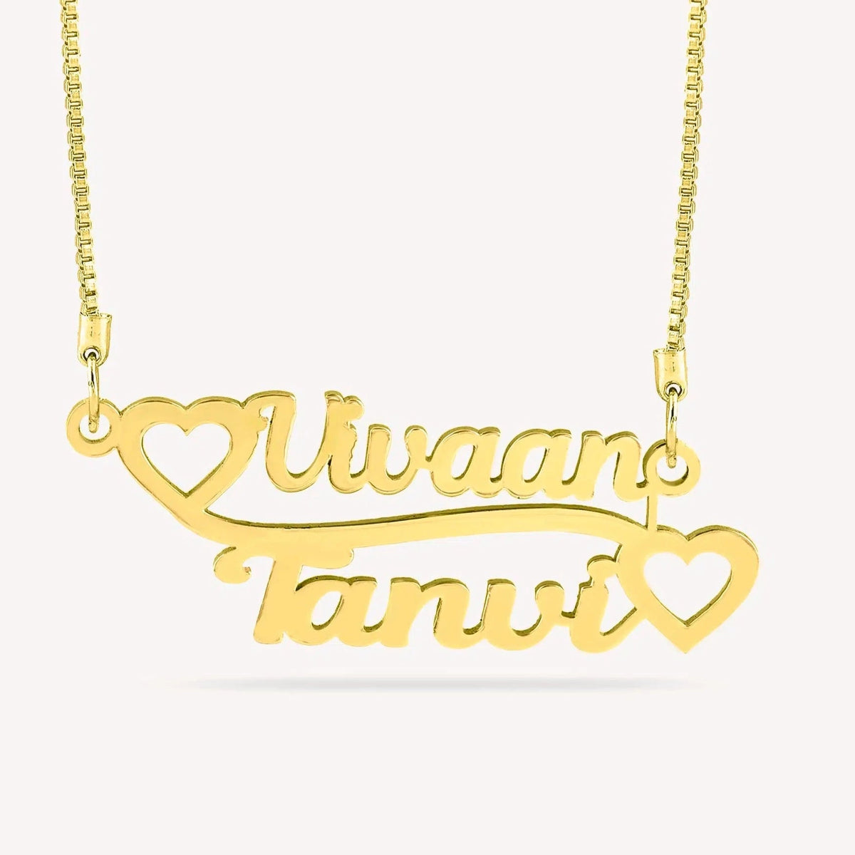 Couple Classic Name necklace - Name Strings