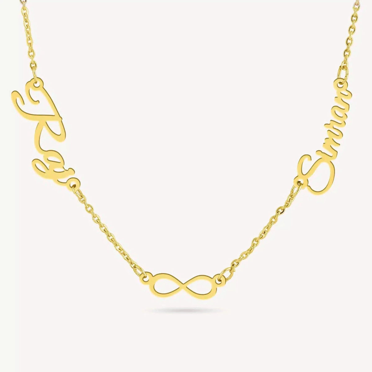 Couple Forever Name Necklace - Name Strings