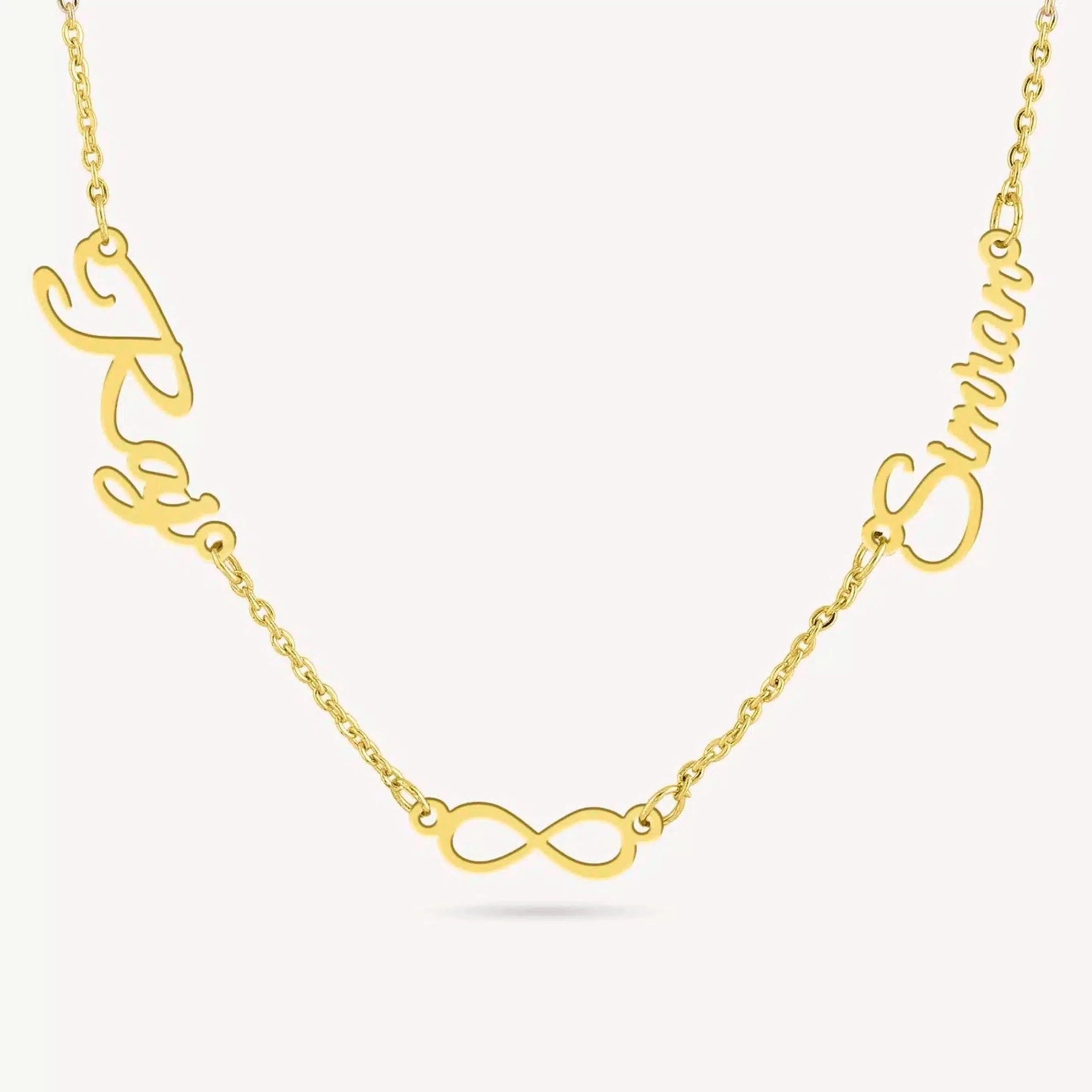 Couple Forever Name Necklace - Name Strings