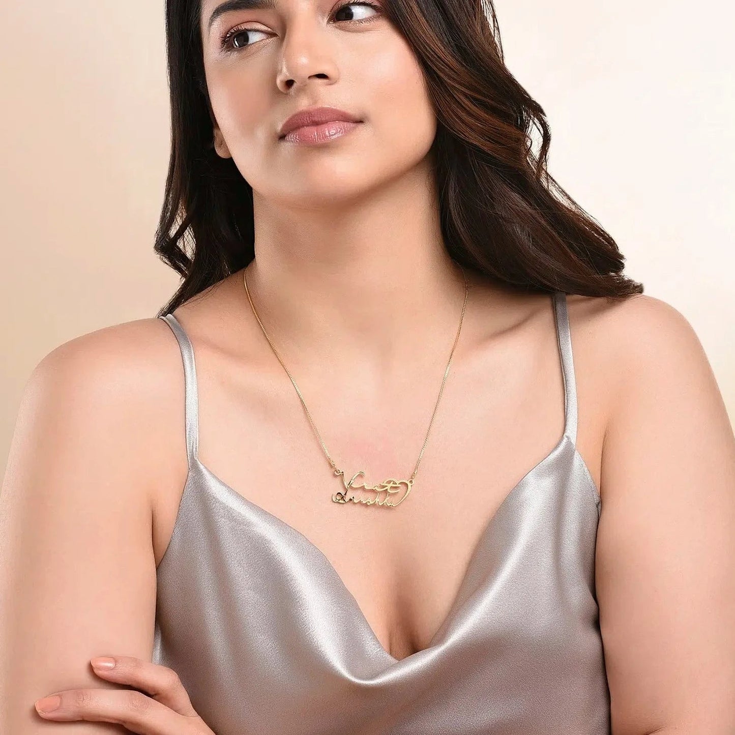 Couple True Love Necklace - Name Strings