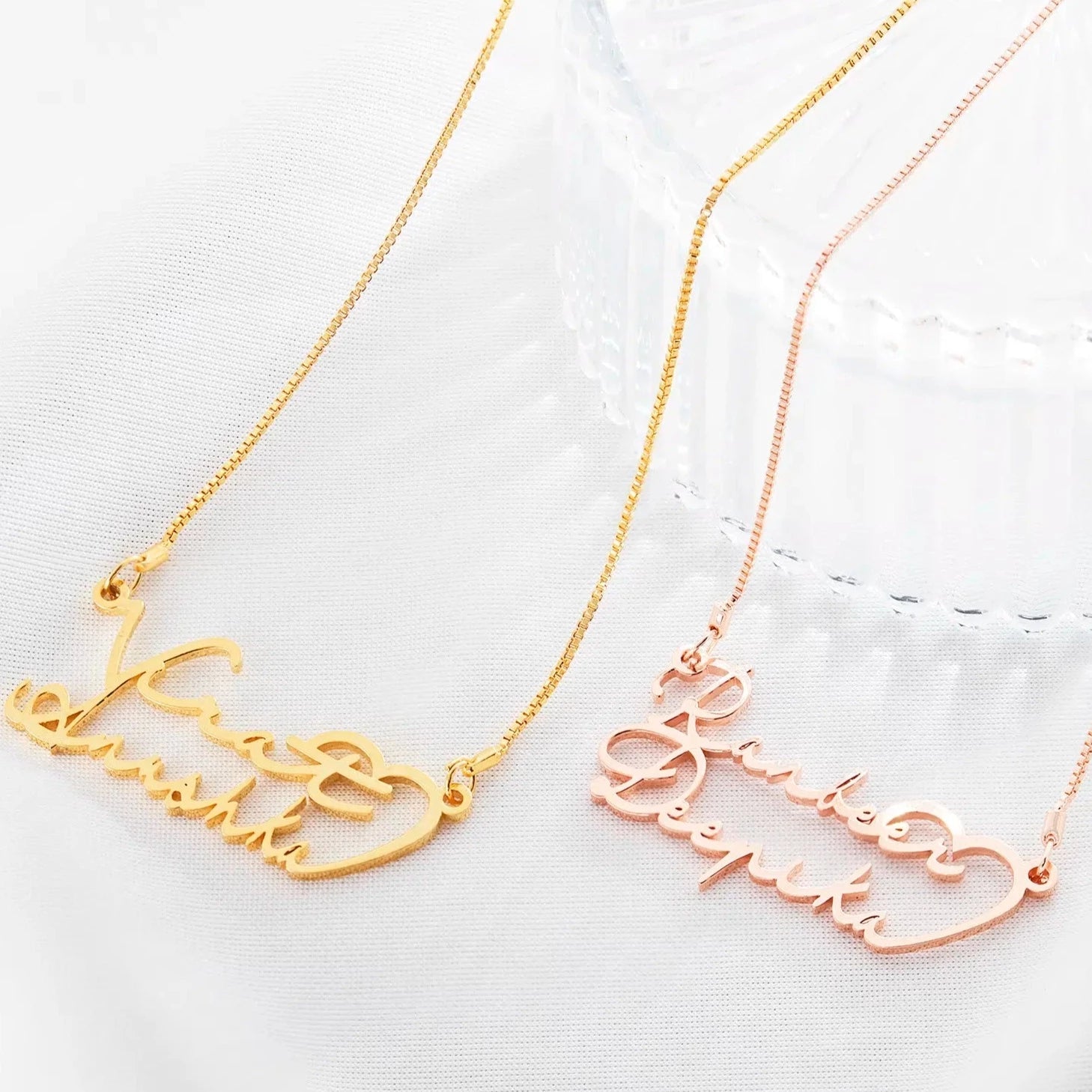 Couple True Love Necklace - Name Strings