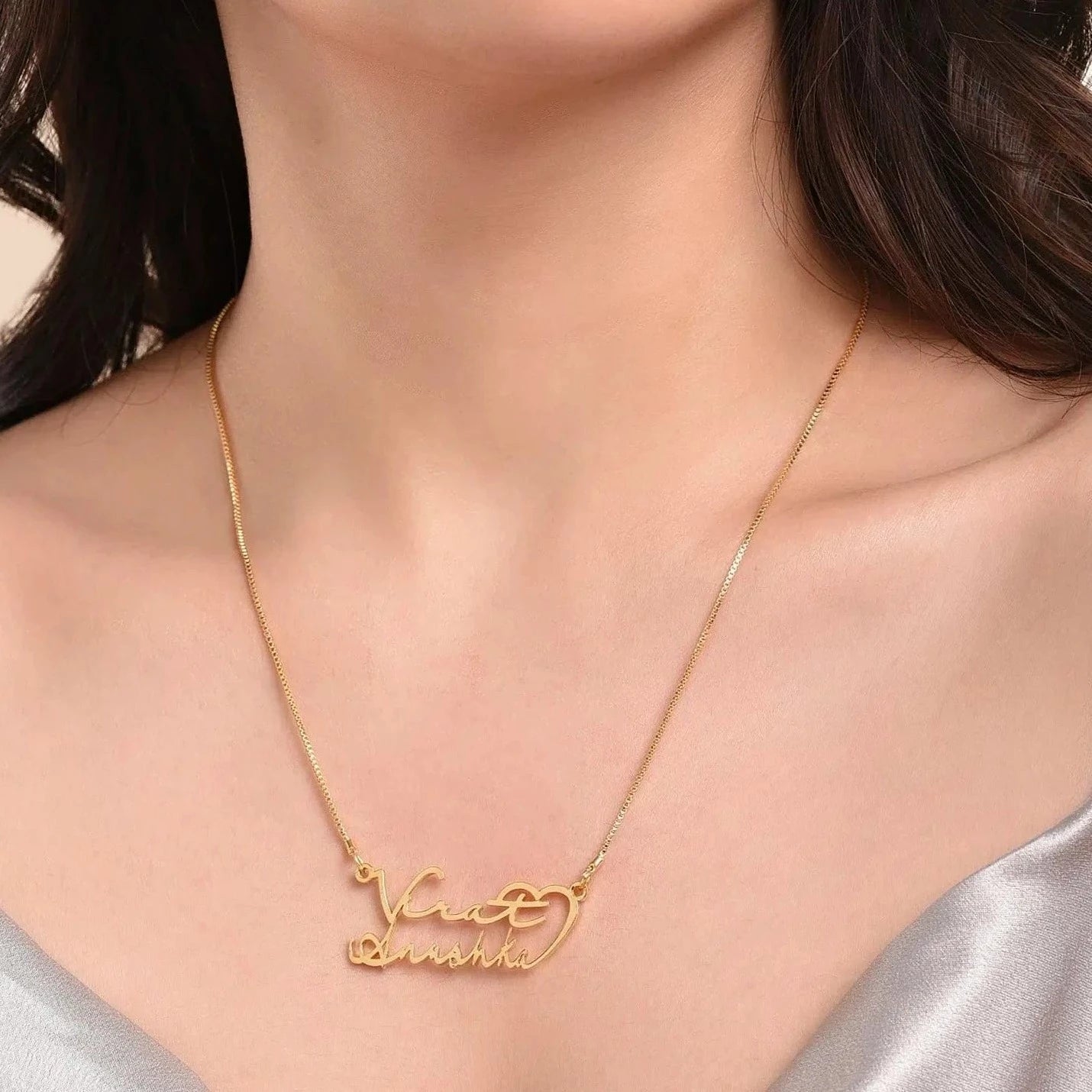 Couple True Love Necklace - Name Strings
