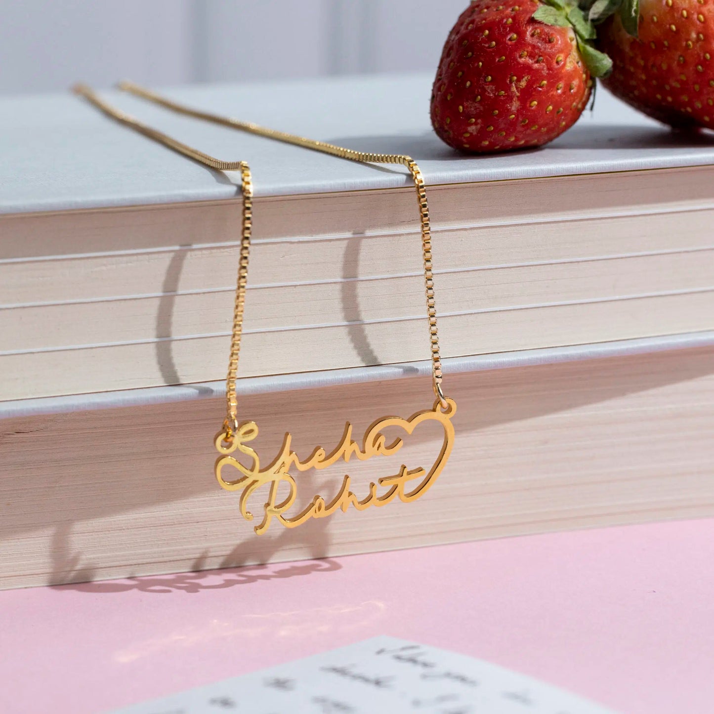 Couple True Love Necklace - Name Strings