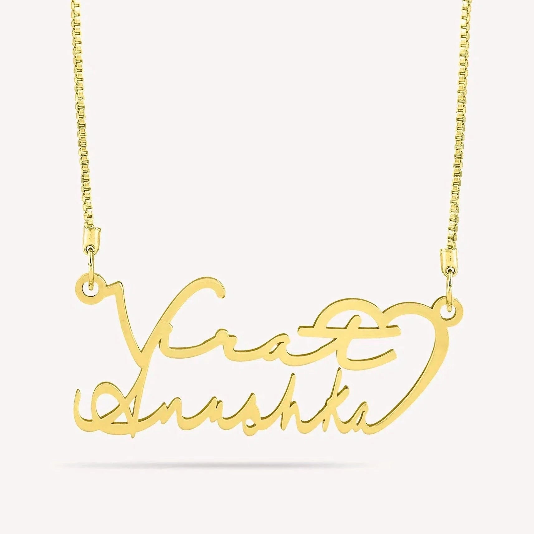 Couple True Love Necklace - Name Strings