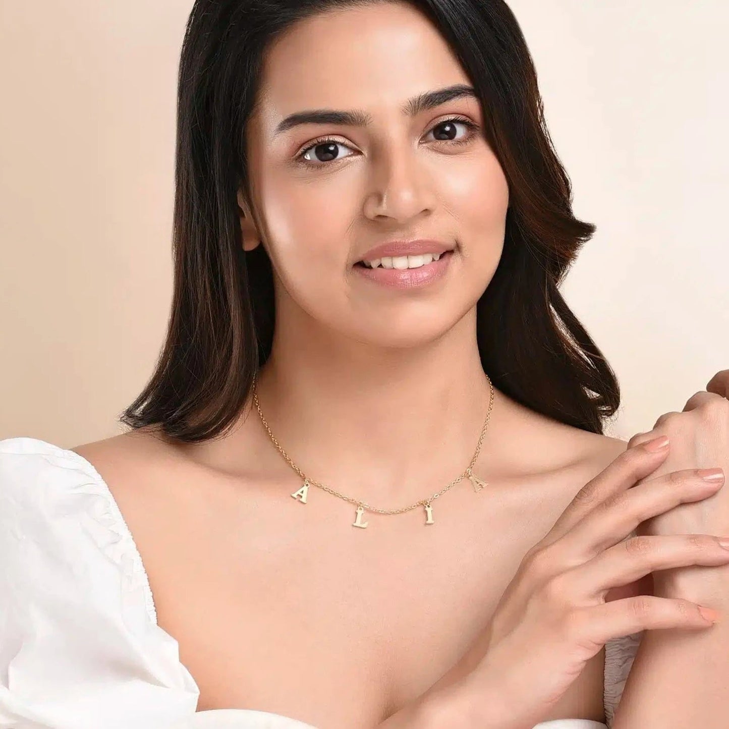 Dainty Name choker - Name Strings