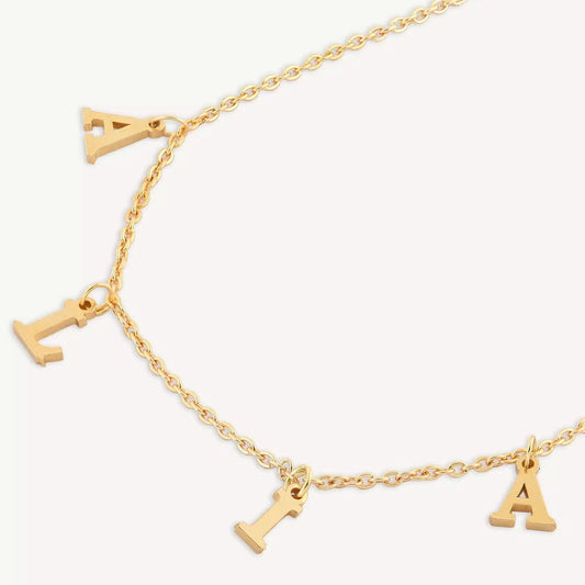 Dainty Name choker - Name Strings