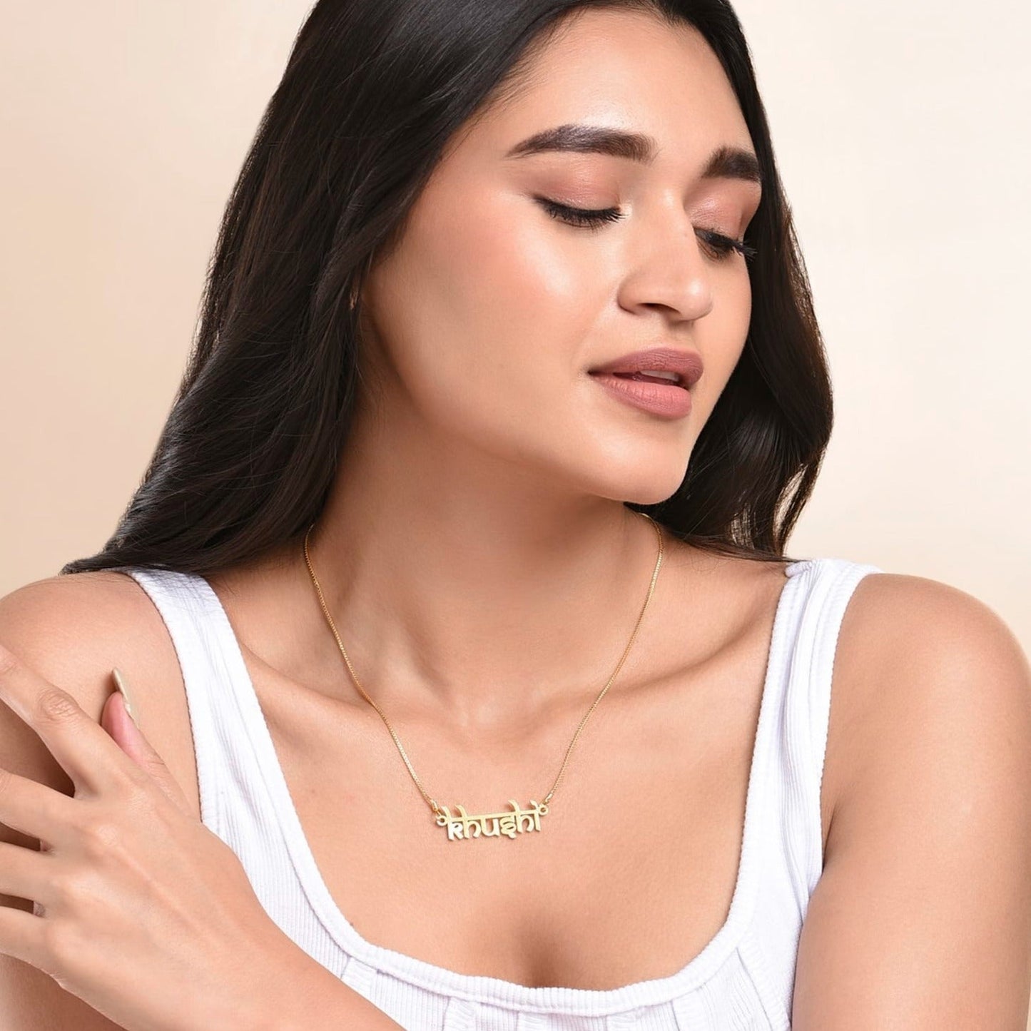 Desi Indic Name Necklace - Name Strings