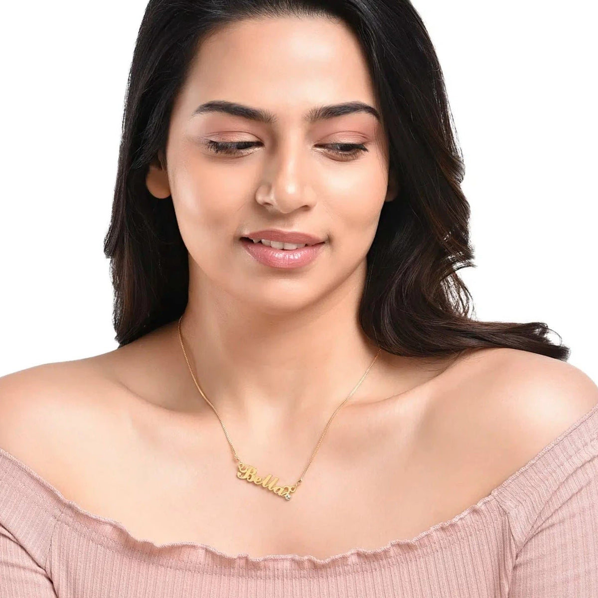 Diamond Classic Name Necklace - Name Strings