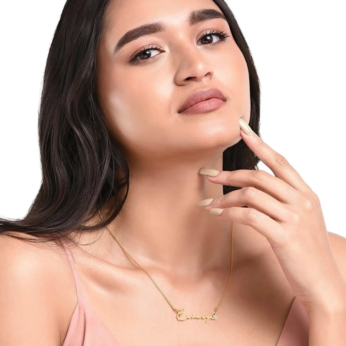 Diamond Signature Name Necklace - Name Strings