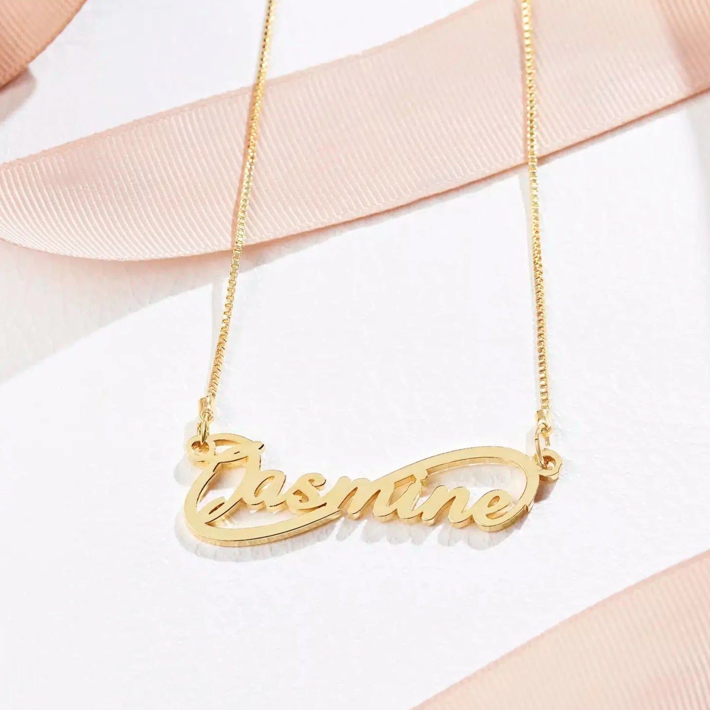 Eternal Infinity Name Necklace - Name Strings