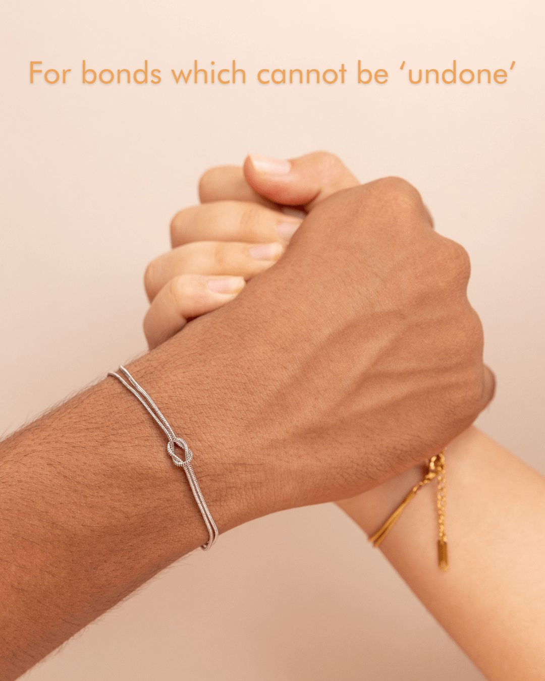 Forever Knot Rakhi | Adjustable & Unisex - Name Strings