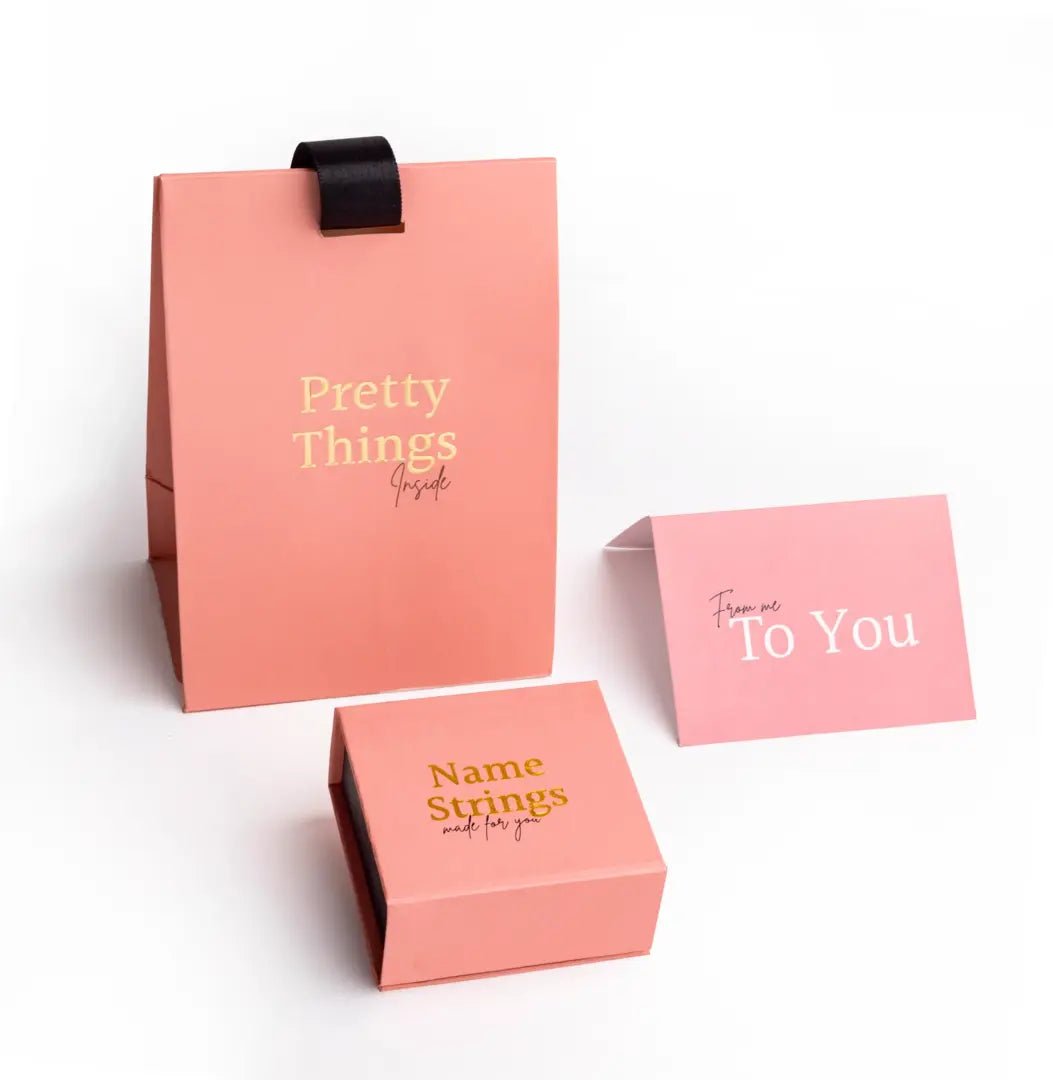 Gift Bag + Printed Note - Name Strings