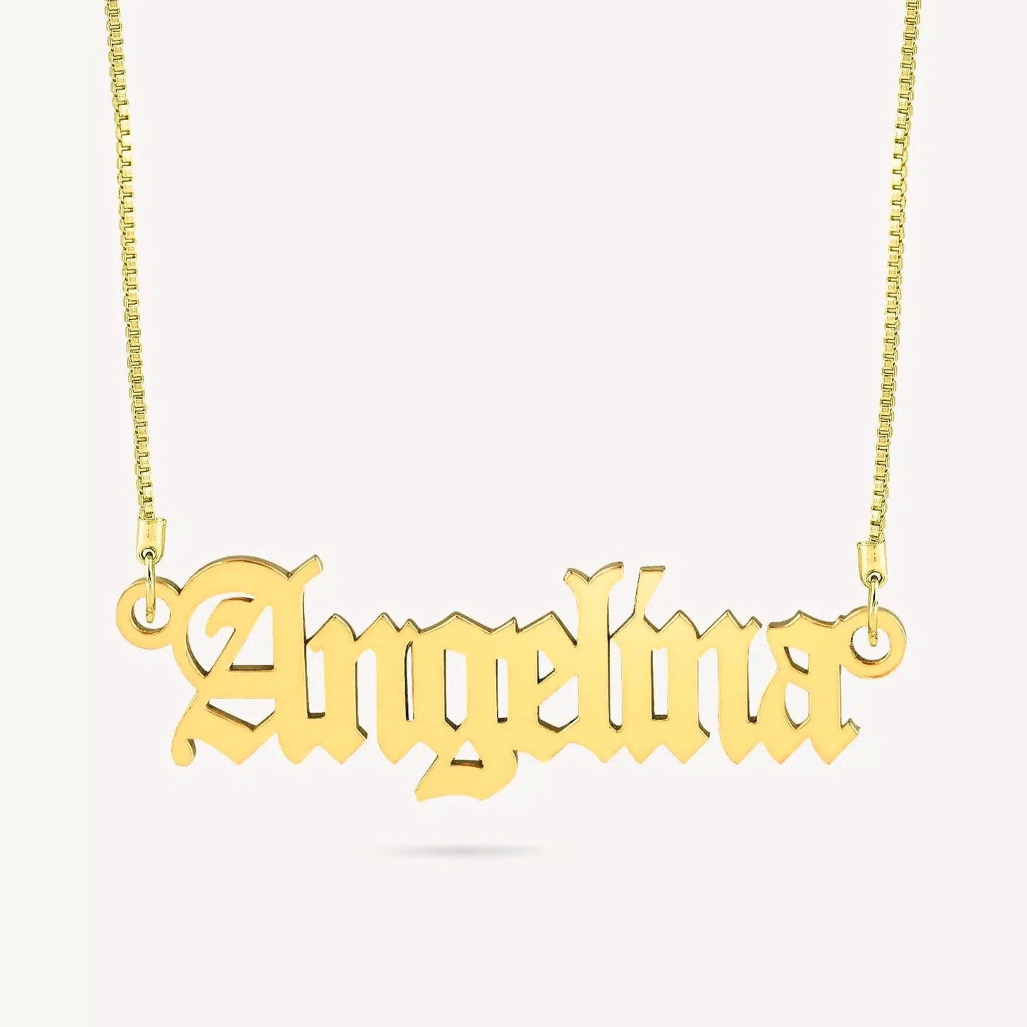 Gothic Name Necklace - Name Strings