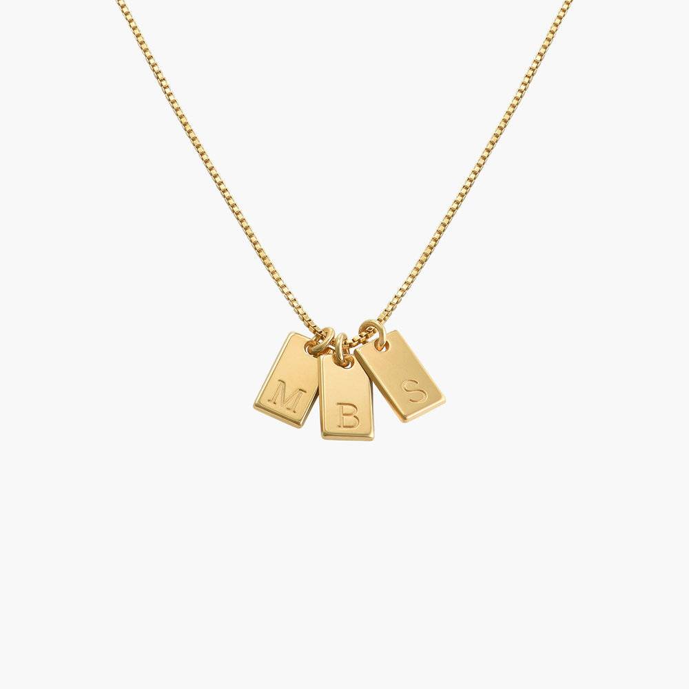 Grace Tag Initial Necklace - Name Strings
