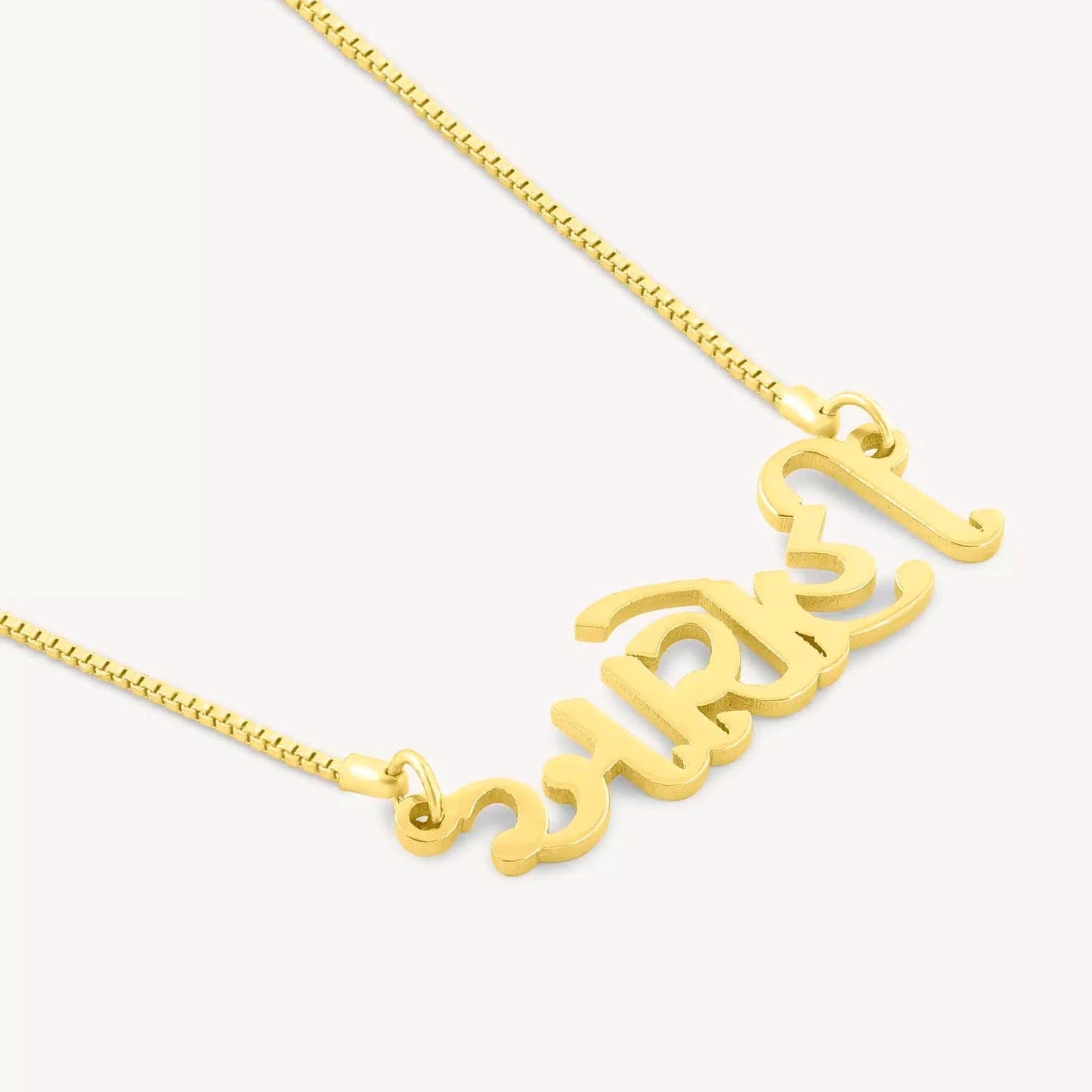 Gujarati Name Necklace - Name Strings