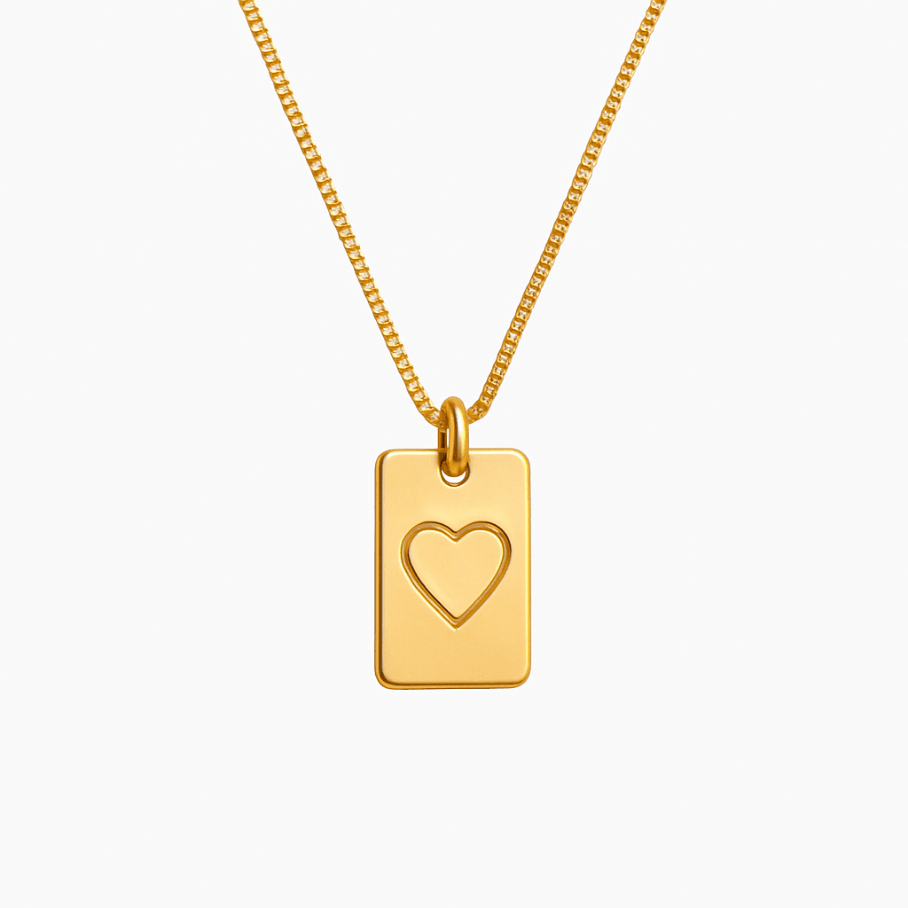 Heart Charm for Grace Initial Tag (Addon) - Name Strings