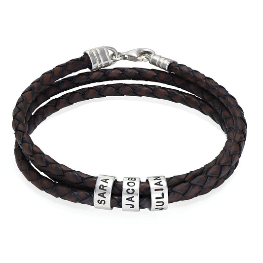 Men Circle Bracelet - Name Strings
