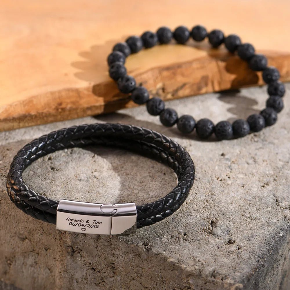 Men Forever Bracelet - Name Strings