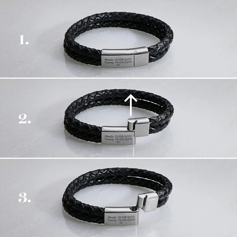 Men Forever Bracelet - Name Strings