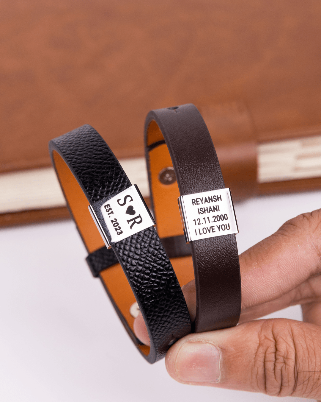 Men Personalised Legacy Bracelet | Adjustable - Name Strings