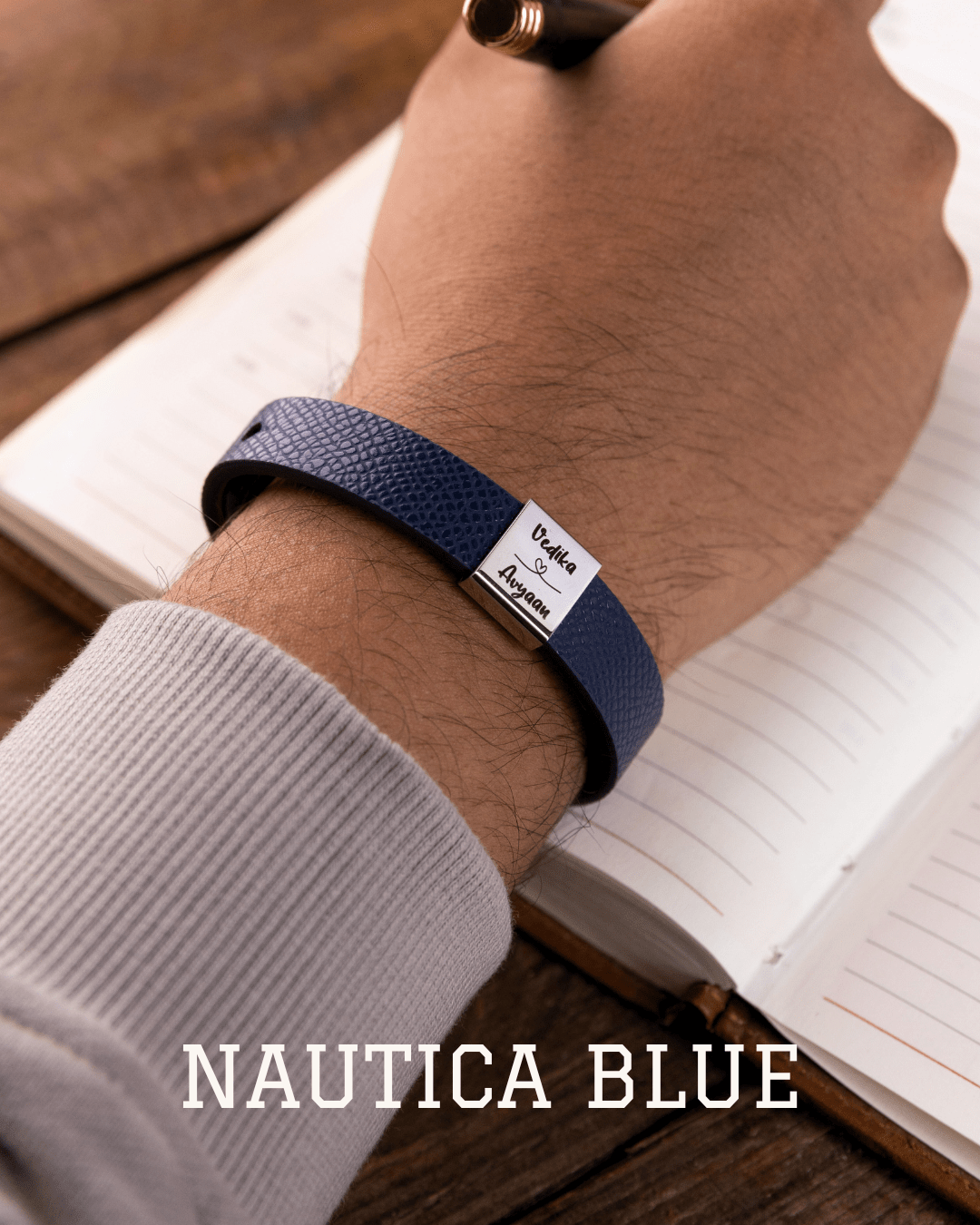 Men Personalised Legacy Bracelet | Adjustable - Name Strings