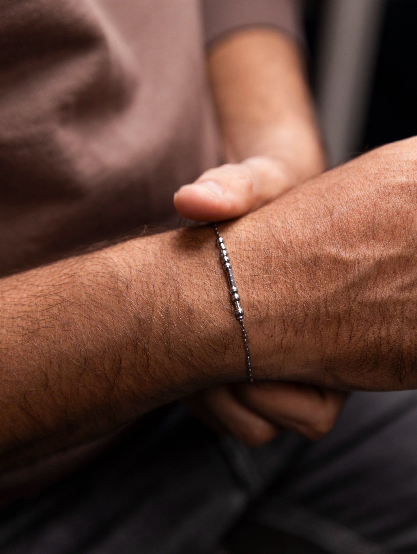 Morse Code Rakhi | Adjustable & Unisex - Name Strings