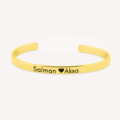 My Cuff Bracelet (Unisext) - Name Strings