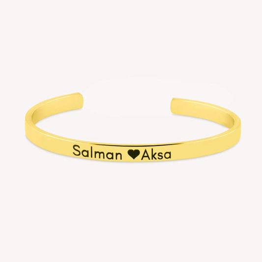 My Cuff Bracelet (Unisext) - Name Strings