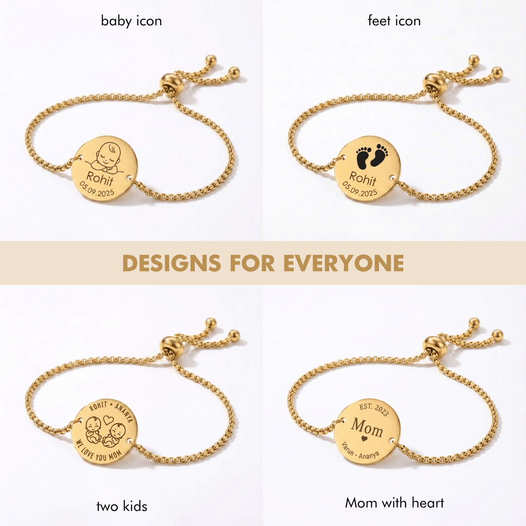Personalised Circle Bracelet | Mothers Day Limited Edition - Name Strings