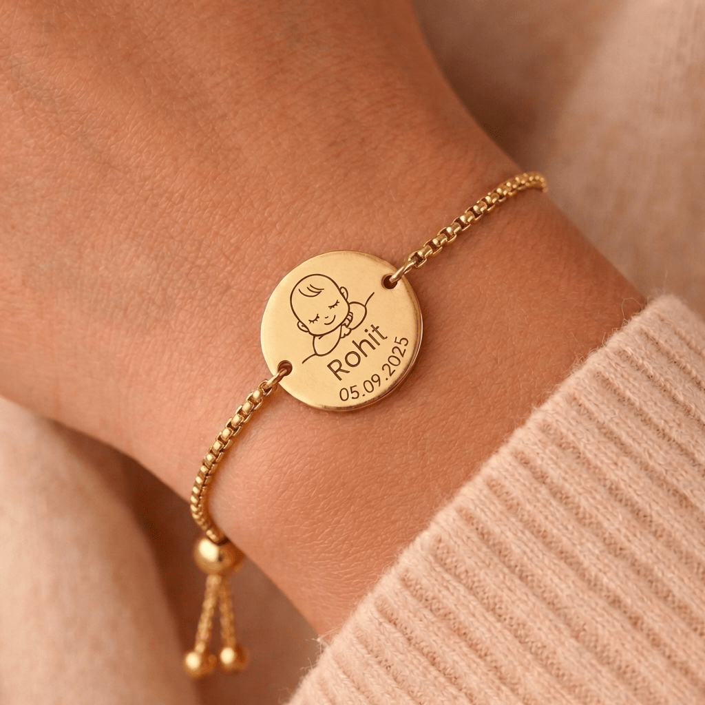 Personalised Circle Bracelet | Mothers Day Limited Edition - Name Strings