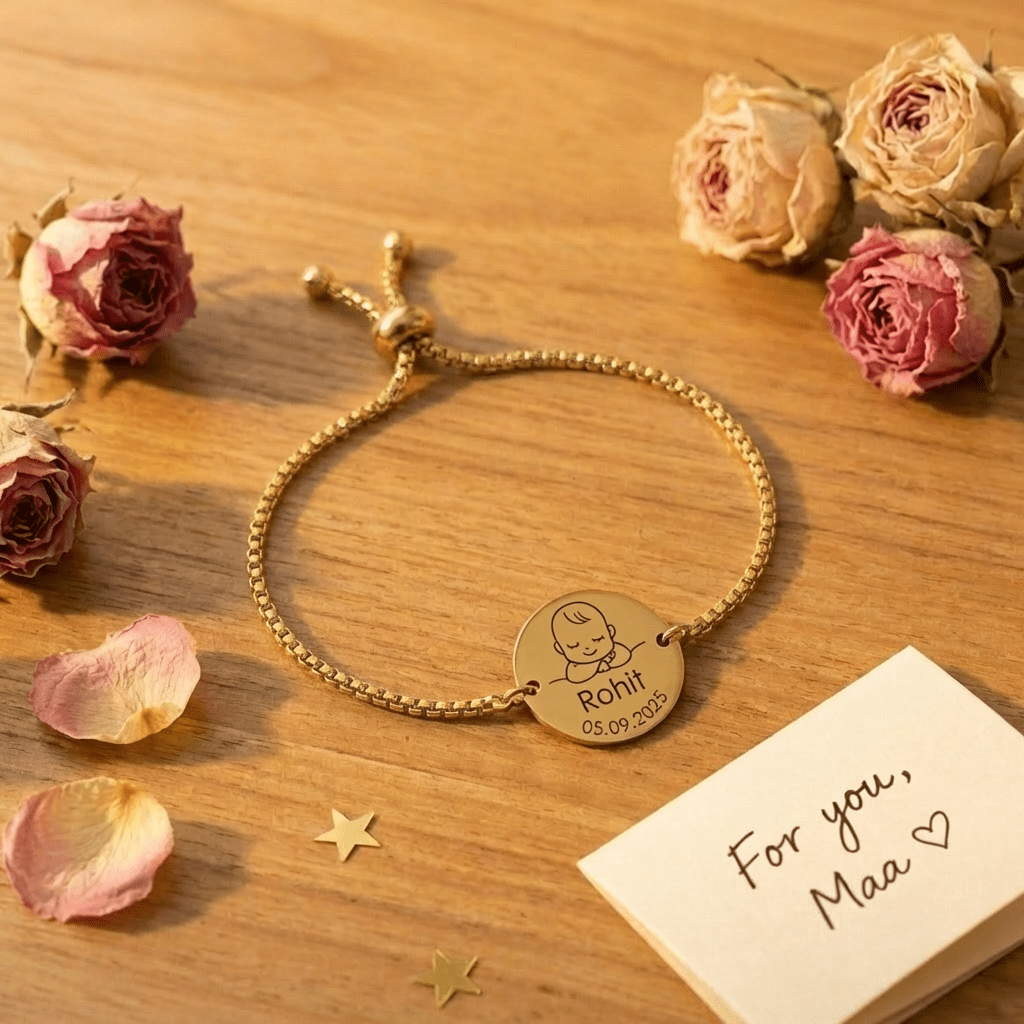 Personalised Circle Bracelet | Mothers Day Limited Edition - Name Strings