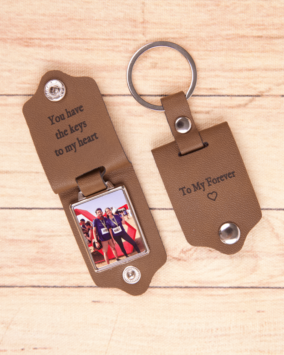 Personalised Memory Photo Keychain - Name Strings