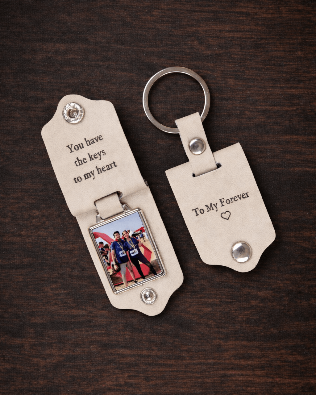 Personalised Memory Photo Keychain - Name Strings
