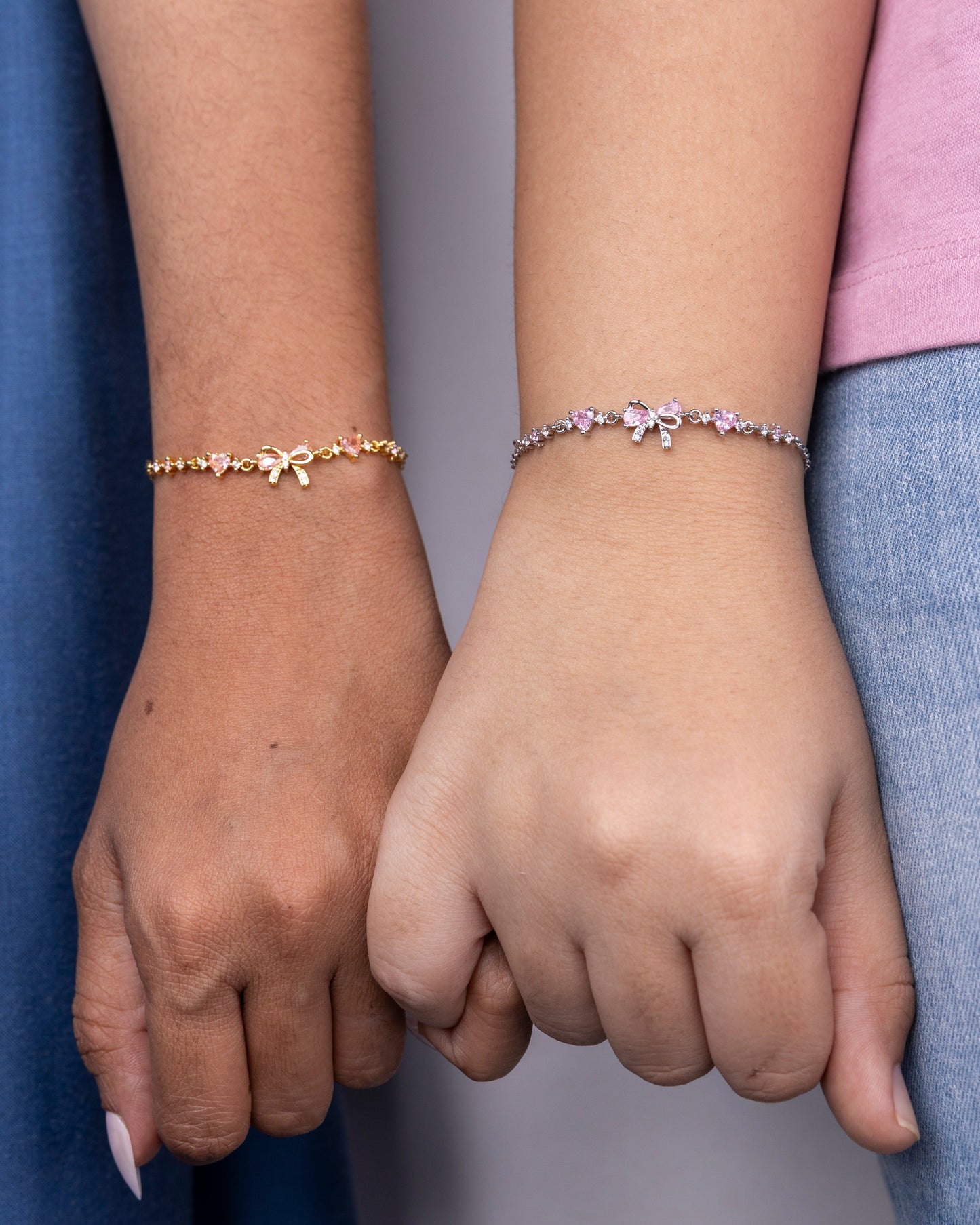 Pookie Bow Bracelet - Name Strings