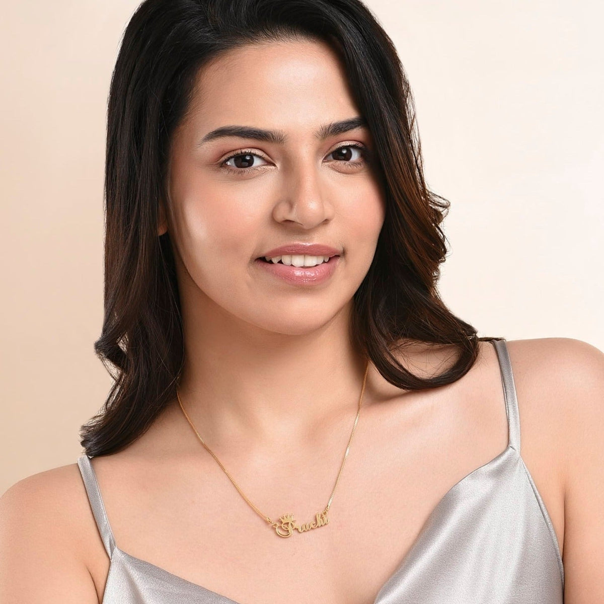 Queen Crown Name Necklace - Name Strings
