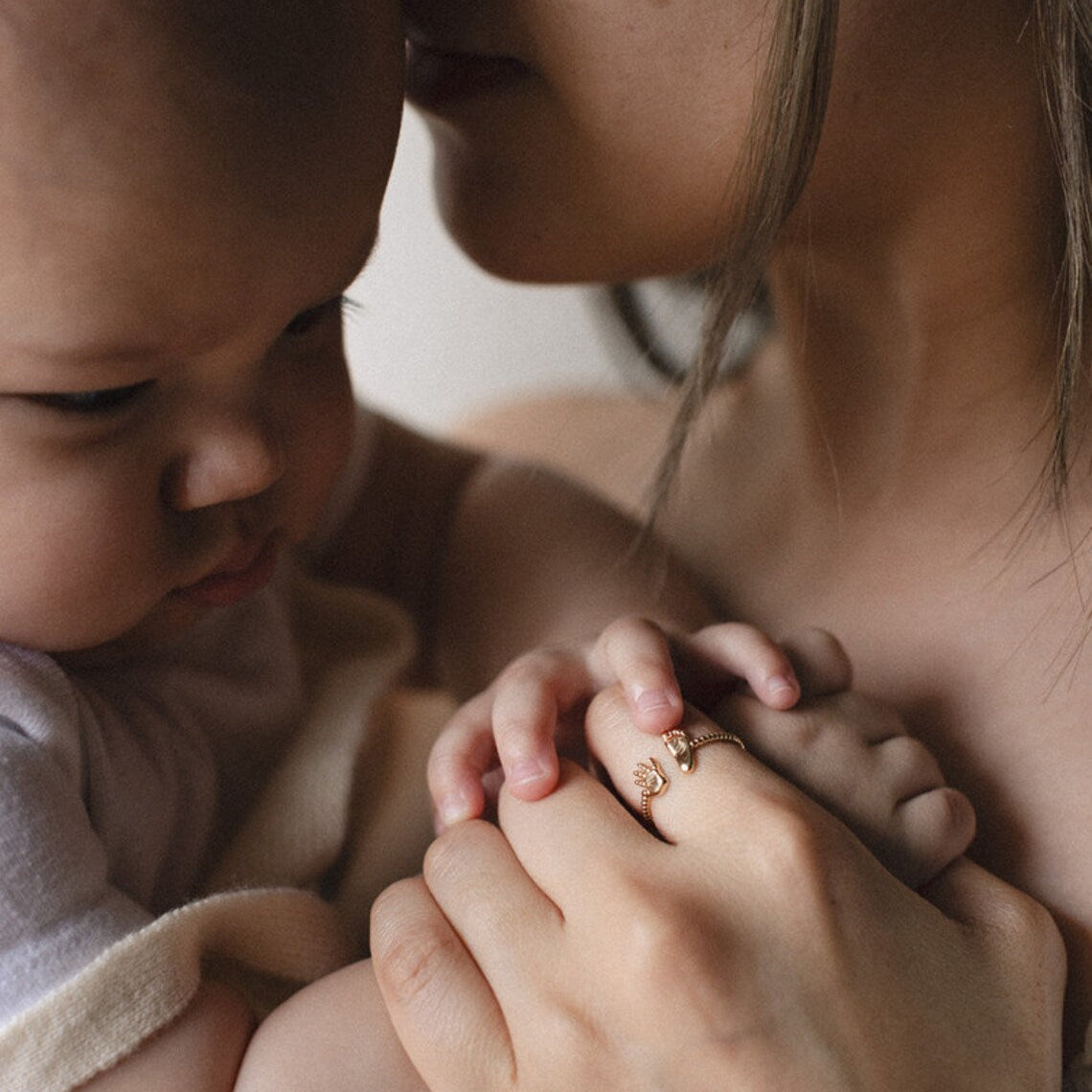 Mother’s Memory Ring ( Adjustable )