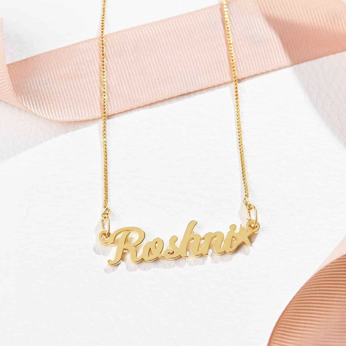 Stellar Star Name Necklace - Name Strings