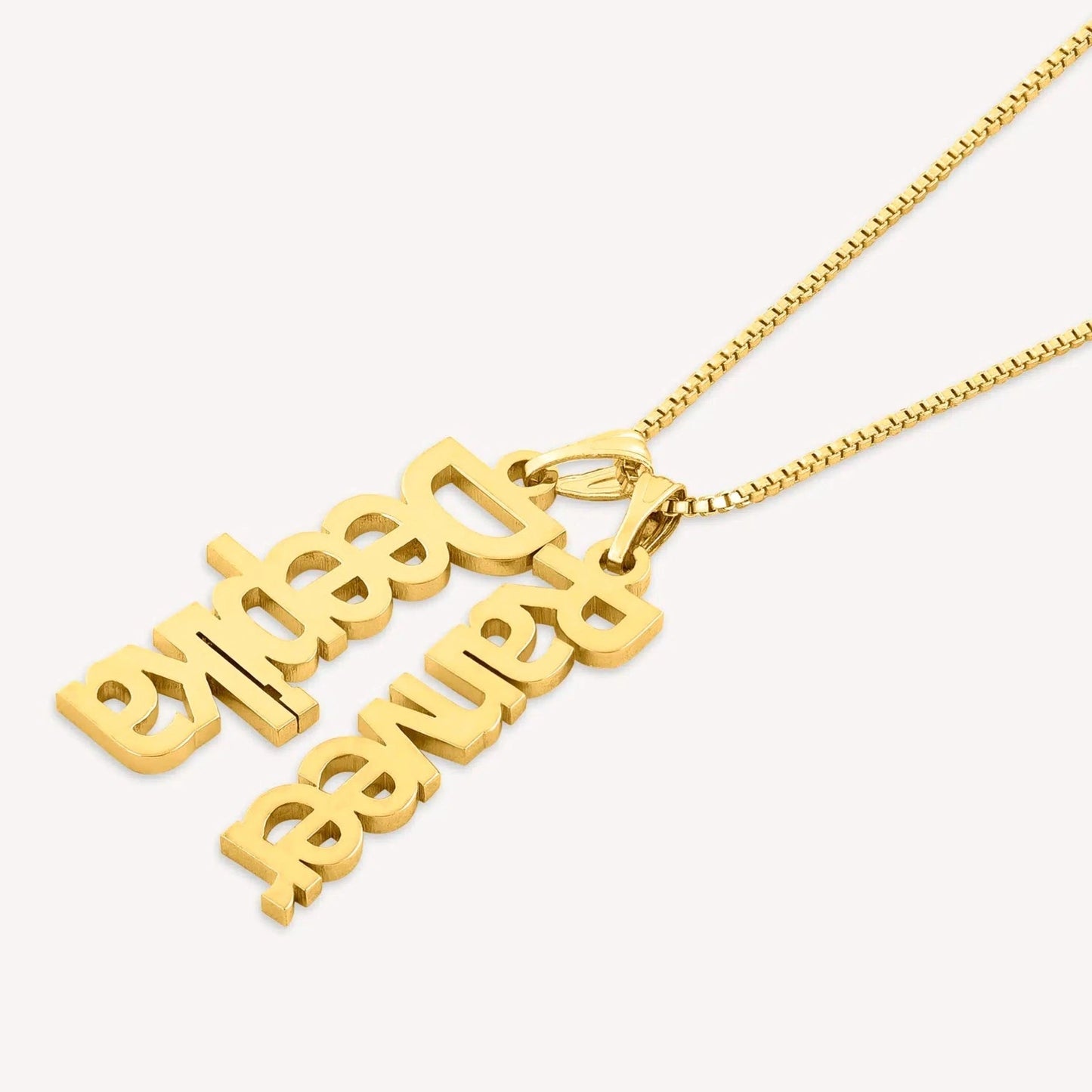 Vertical Names Necklace - Name Strings